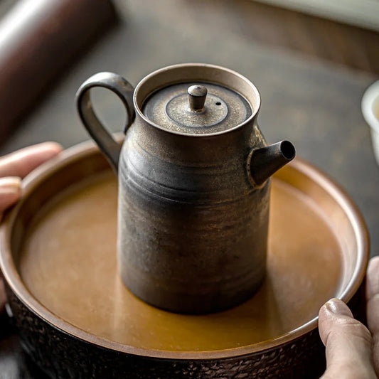 Rustic Handmade Stoneware Teapot