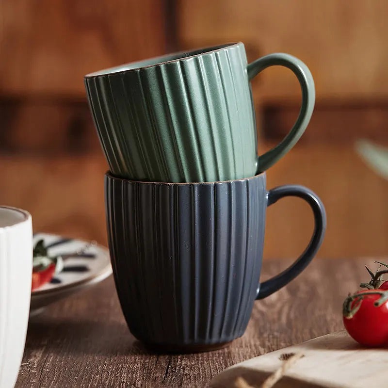 Love Stripe Ceramic Mugs | Buy 1 Get 1 Free