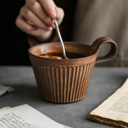 Handcrafted Oversized Stoneware Coffee Mug