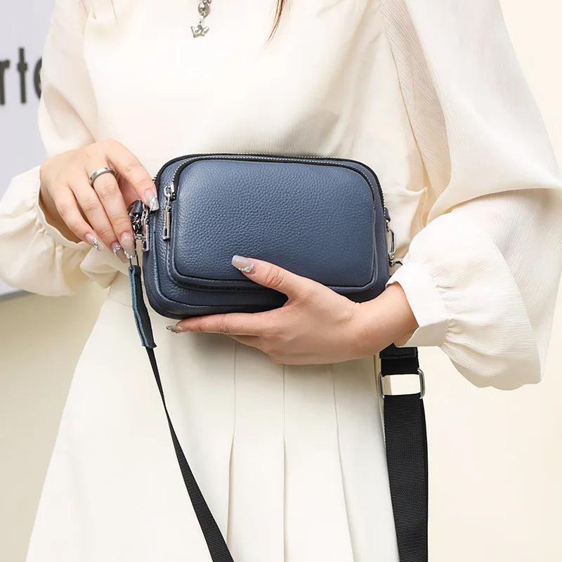 Elegant Genuine Leather Crossbody Bag