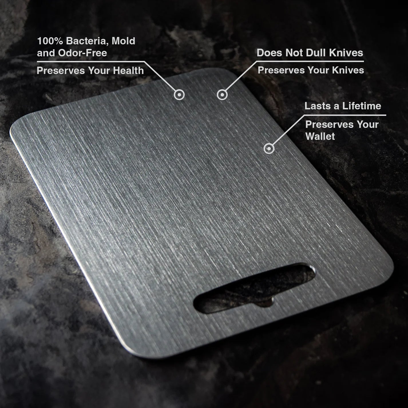 100% Stainless Steel Board - The Last Cutting Board You'll Ever Need